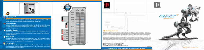 Page 1 of the manual User Manual Mad Catz R.A.T. 7