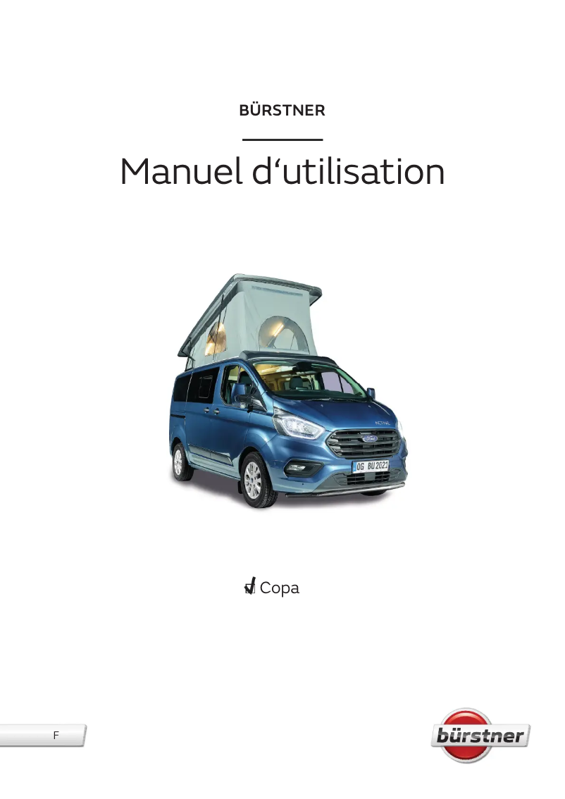 First page image of the manual for Copa (2021)