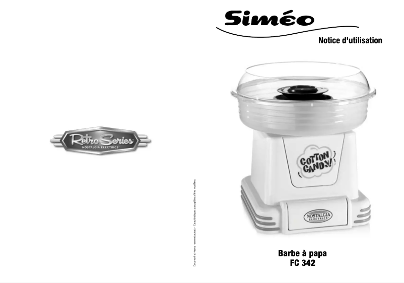 First page image of the manual for FC 342