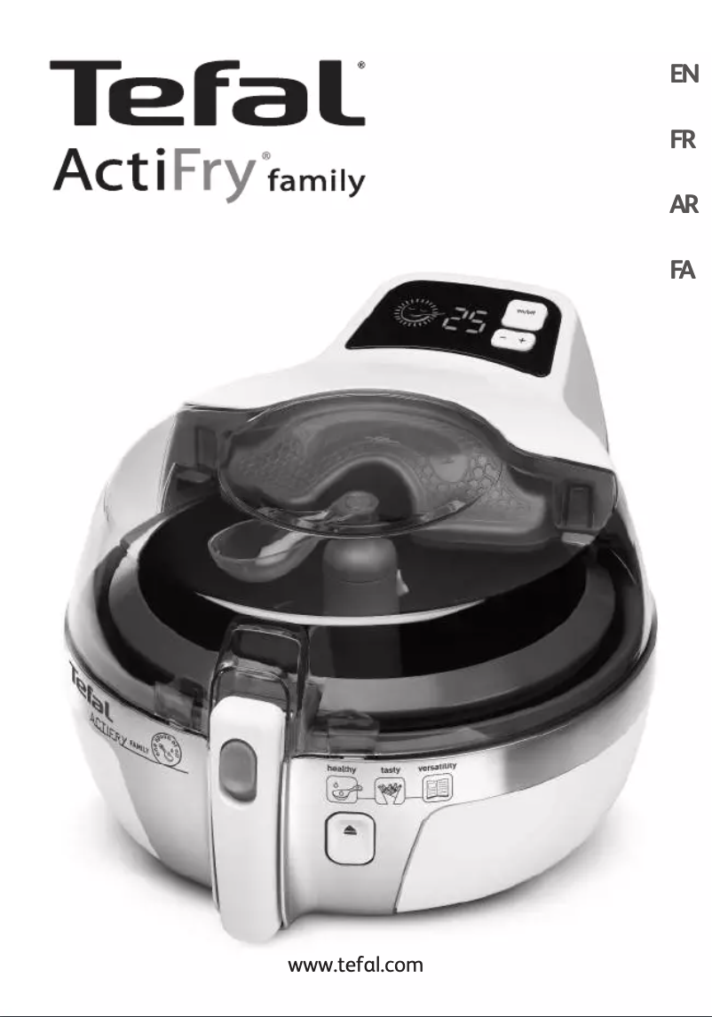 First page image of the manual for ActiFry Family AH900072