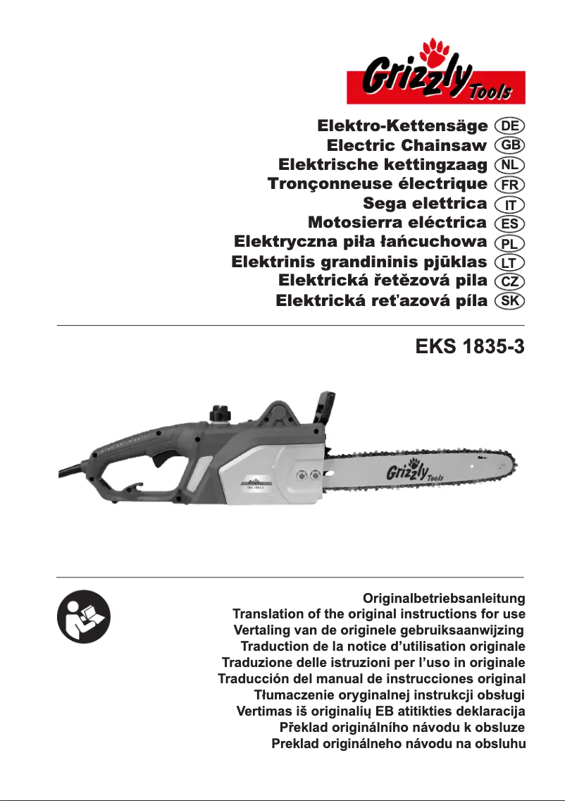 First page image of the manual for EKS 1835-3