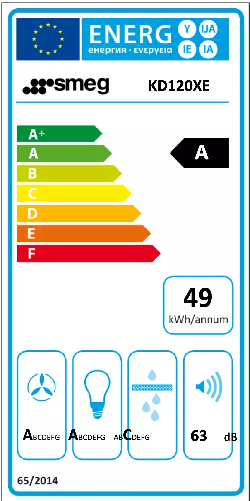 First page image of the manual for KD120XE