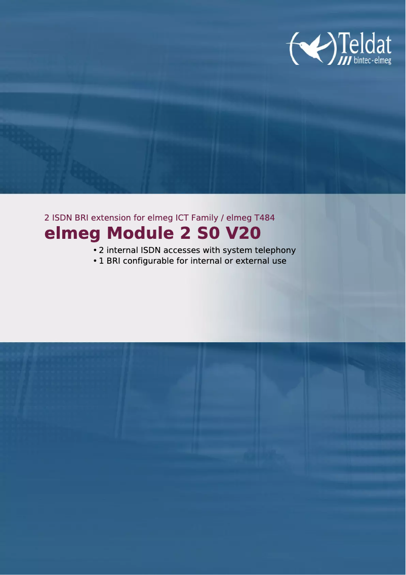 First page image of the manual for Module 2 S0 V2.0