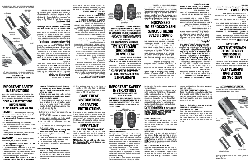 Page 1 of the manual User Manual Conair SD4RNX