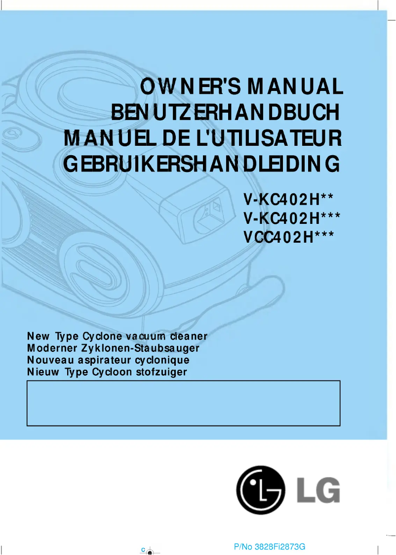 Page 1 of the manual User Manual LG V-KC402HTUQ