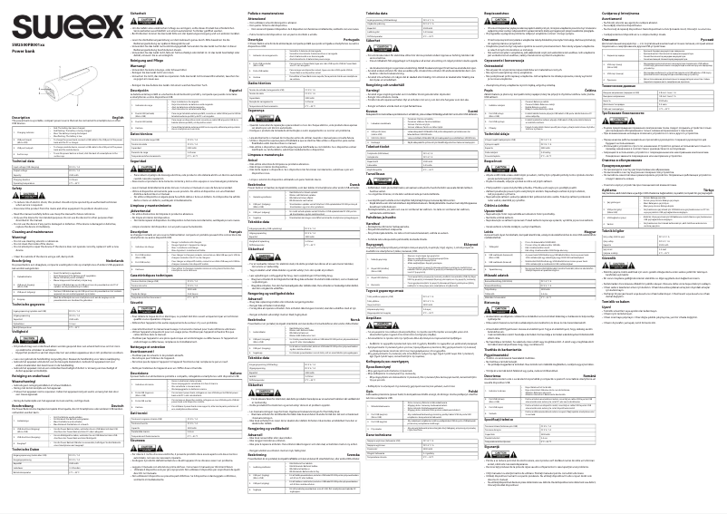 Page 1 of the manual User Manual Sweex SW2500PB001BU
