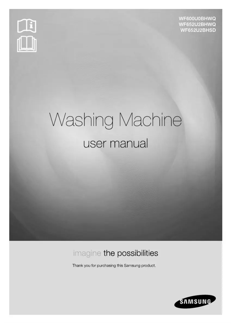 First page image of the manual for WF652B0BHSD