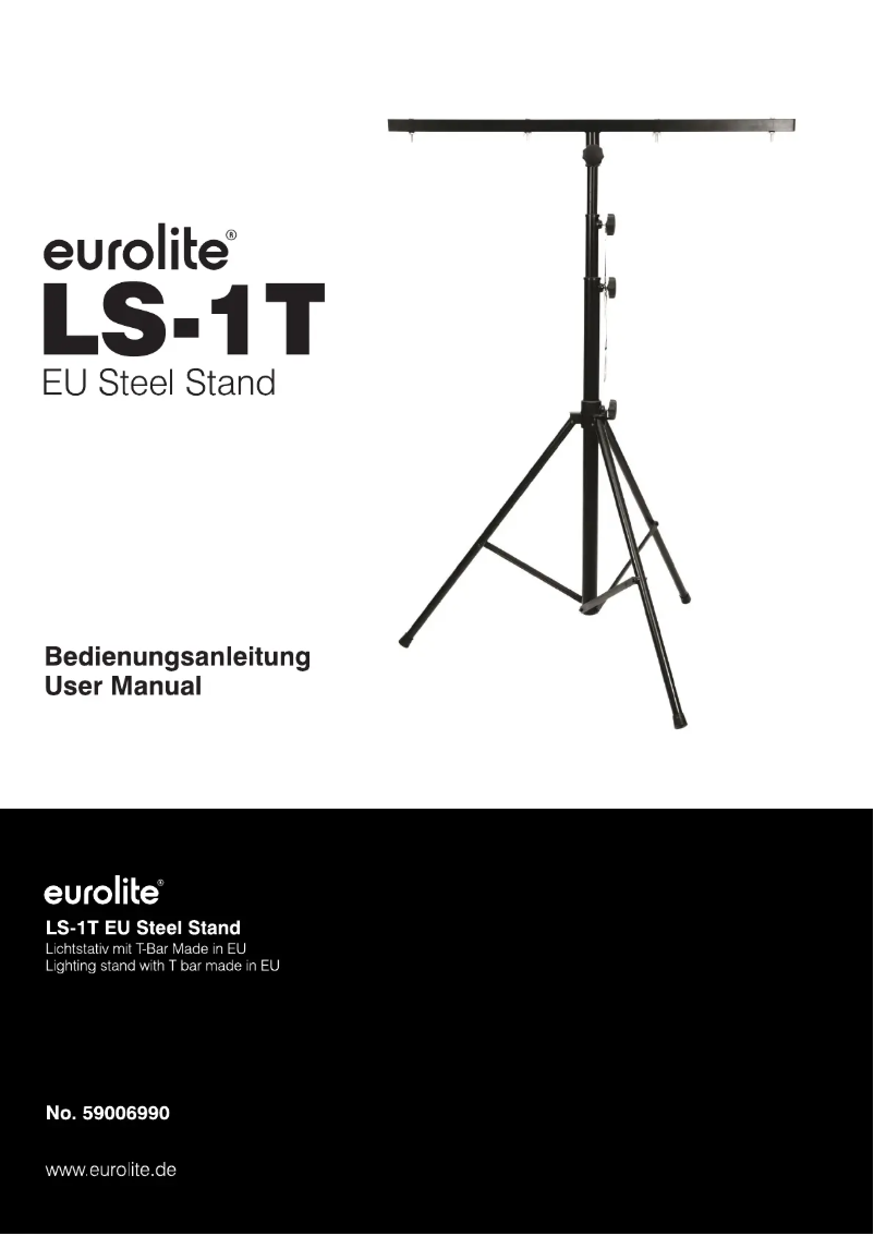 First page image of the manual for LS-1T EU