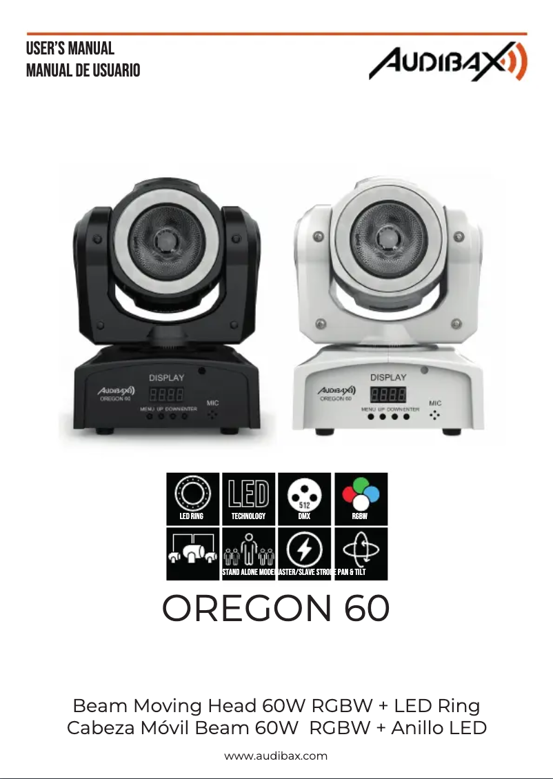 First page image of the manual for Oregon 60