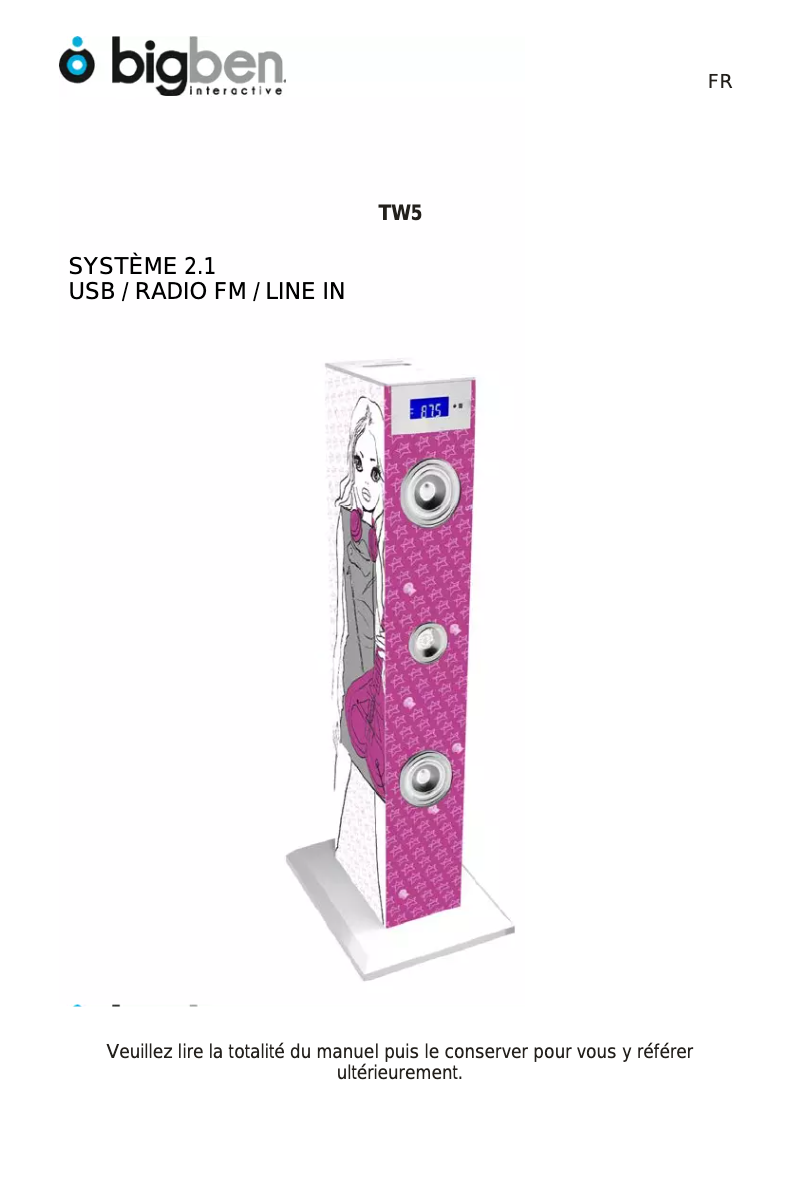 Image de la première page du manuel de l'appareil TW5STICK