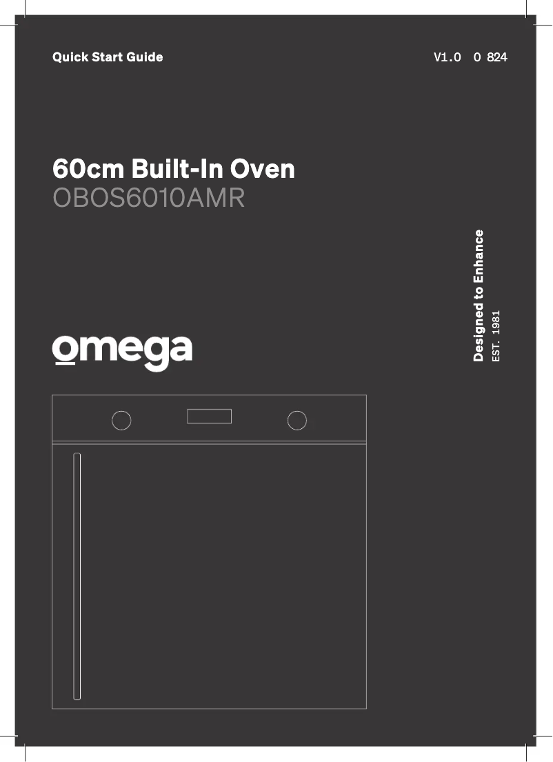 First page image of the manual for OBOS6010AMR