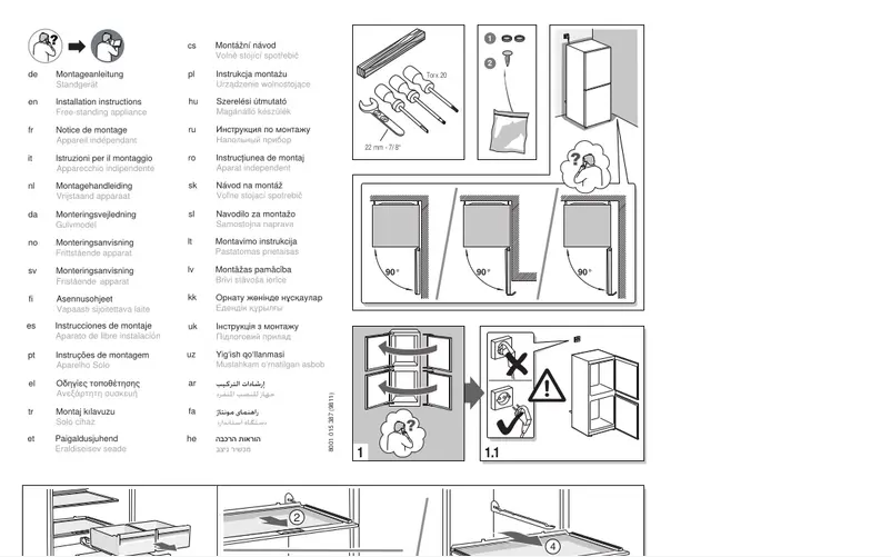 First page image of the manual for KG56NUW30N