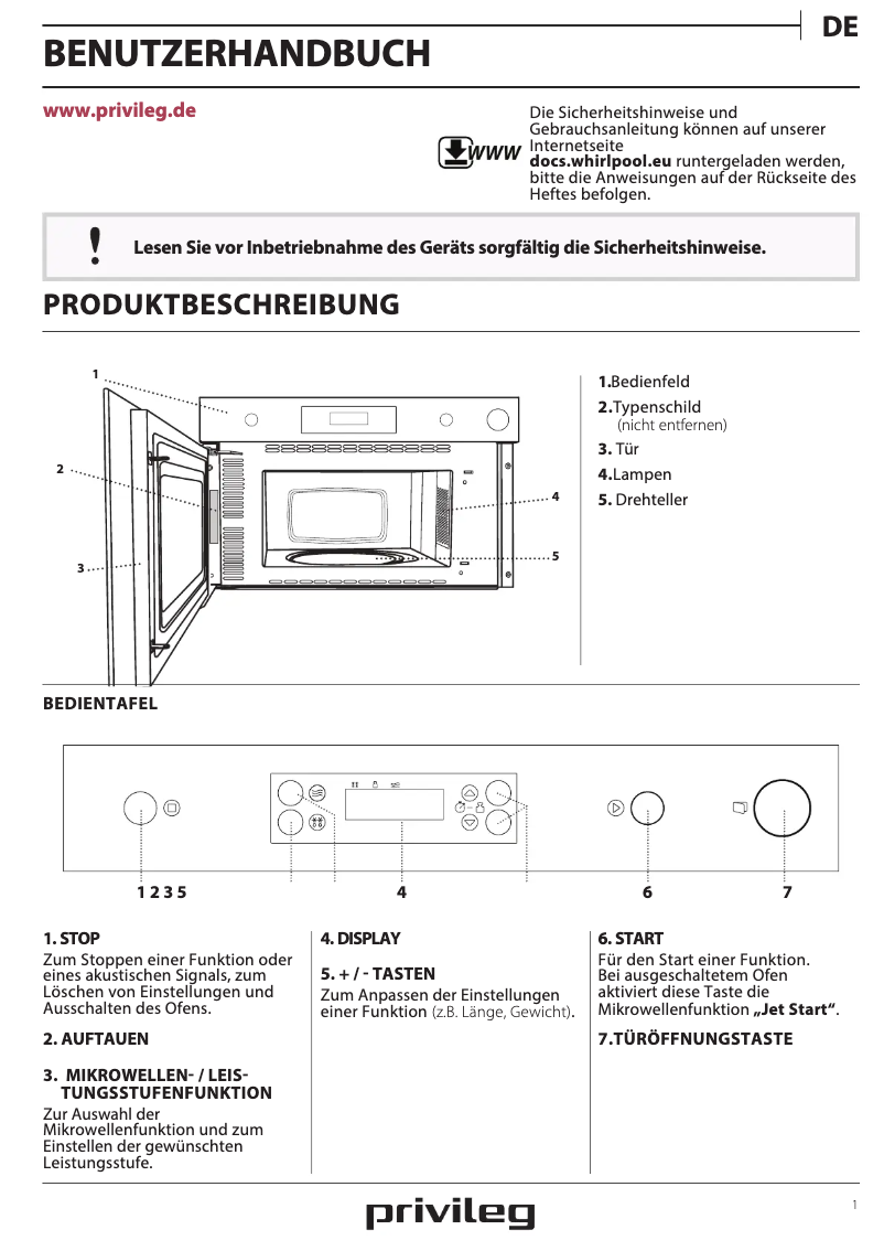 First page image of the manual for PMNK3 2138 IN