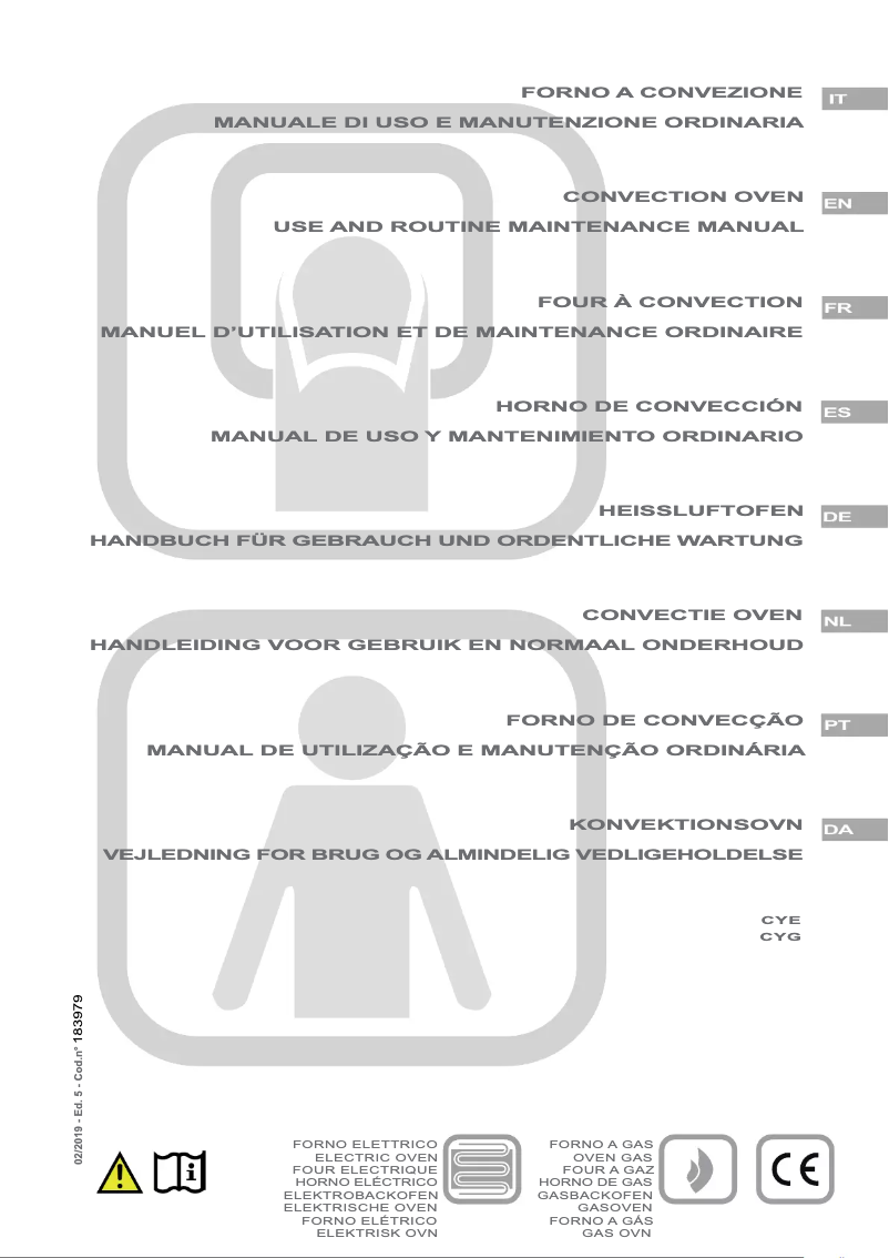 First page image of the manual for CYG10