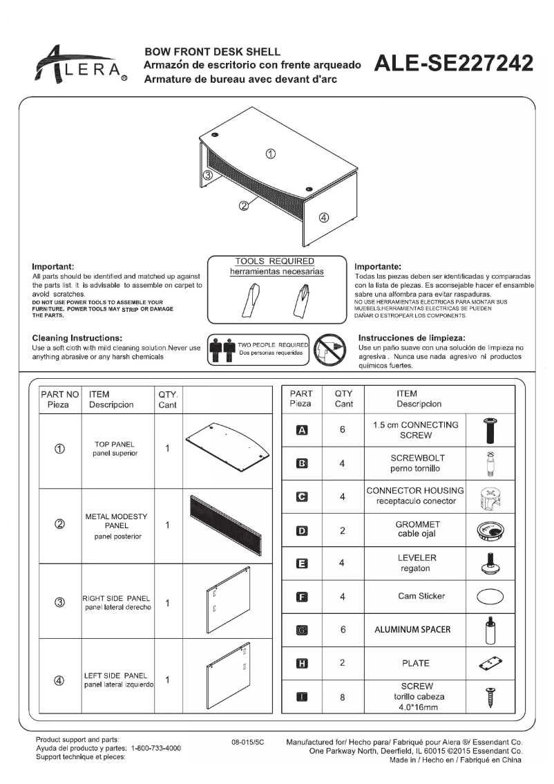 Page 1 of the manual User Manual Aleratec ALESE227242WA