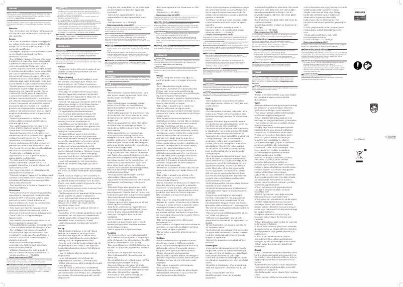 Page 1 of the manual User Manual Philips Viva Collection HR1863