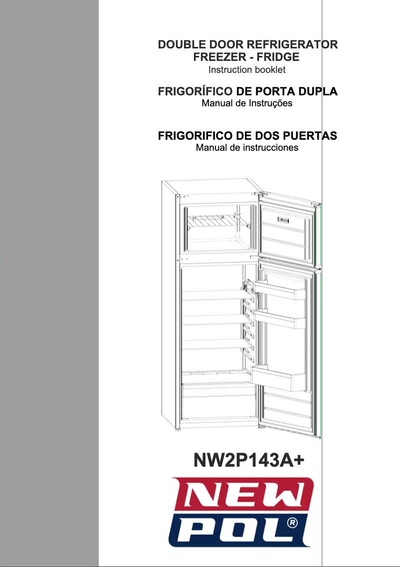 First page image of the manual for NW2P143