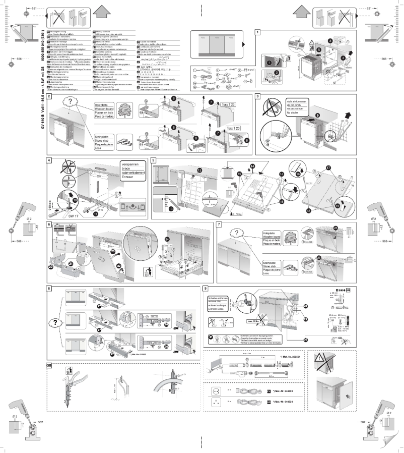 Page 1 of the manual Installation Guide Neff S52L50X1EU