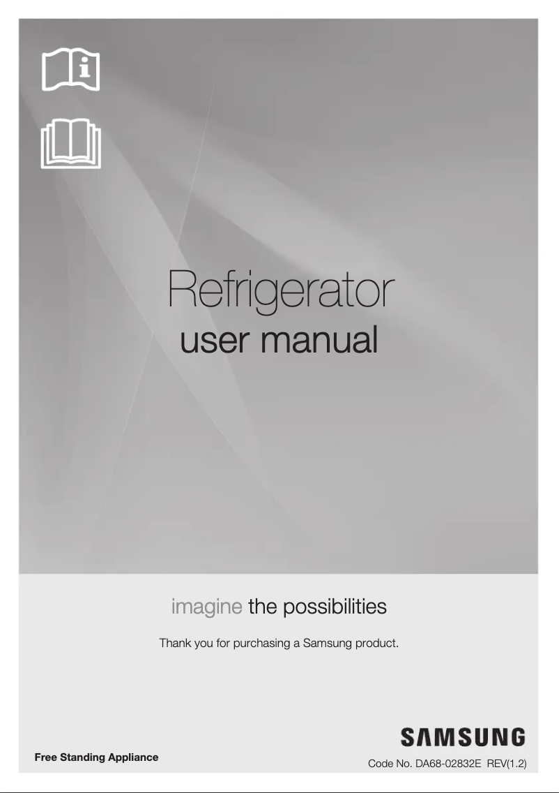 Page 1 of the manual User Manual Samsung RT35FAJEDSA