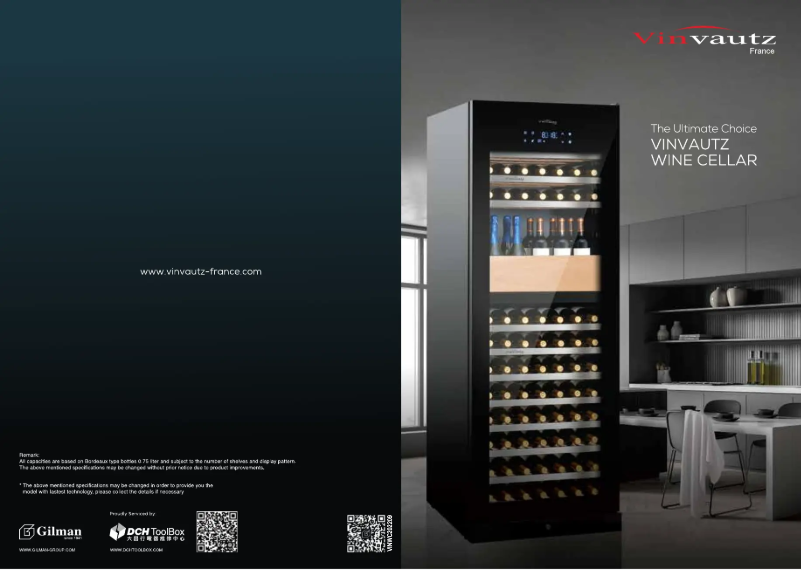 Page 1 of the manual Catalogue Vinvautz VZ12BHK