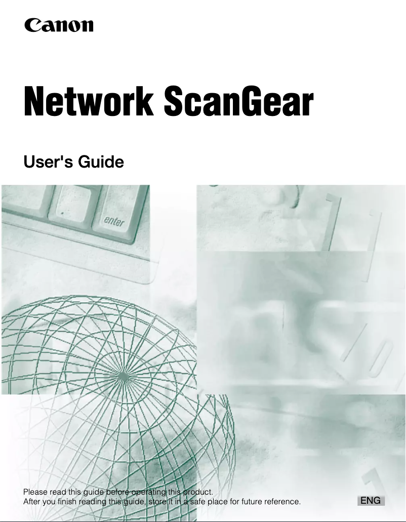 First page image of the manual for imageRUNNER 85Plus