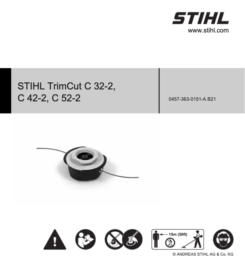 First page image of the manual for TrimCut 32-2