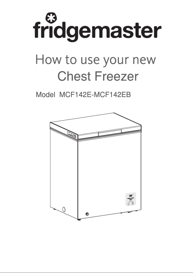 First page image of the manual for MCF142E