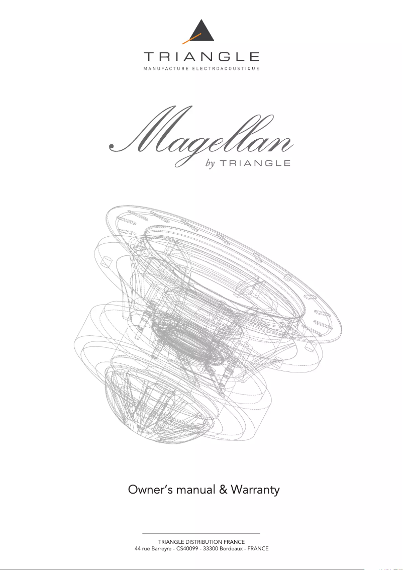 First page image of the manual for Magellan Grand Concert