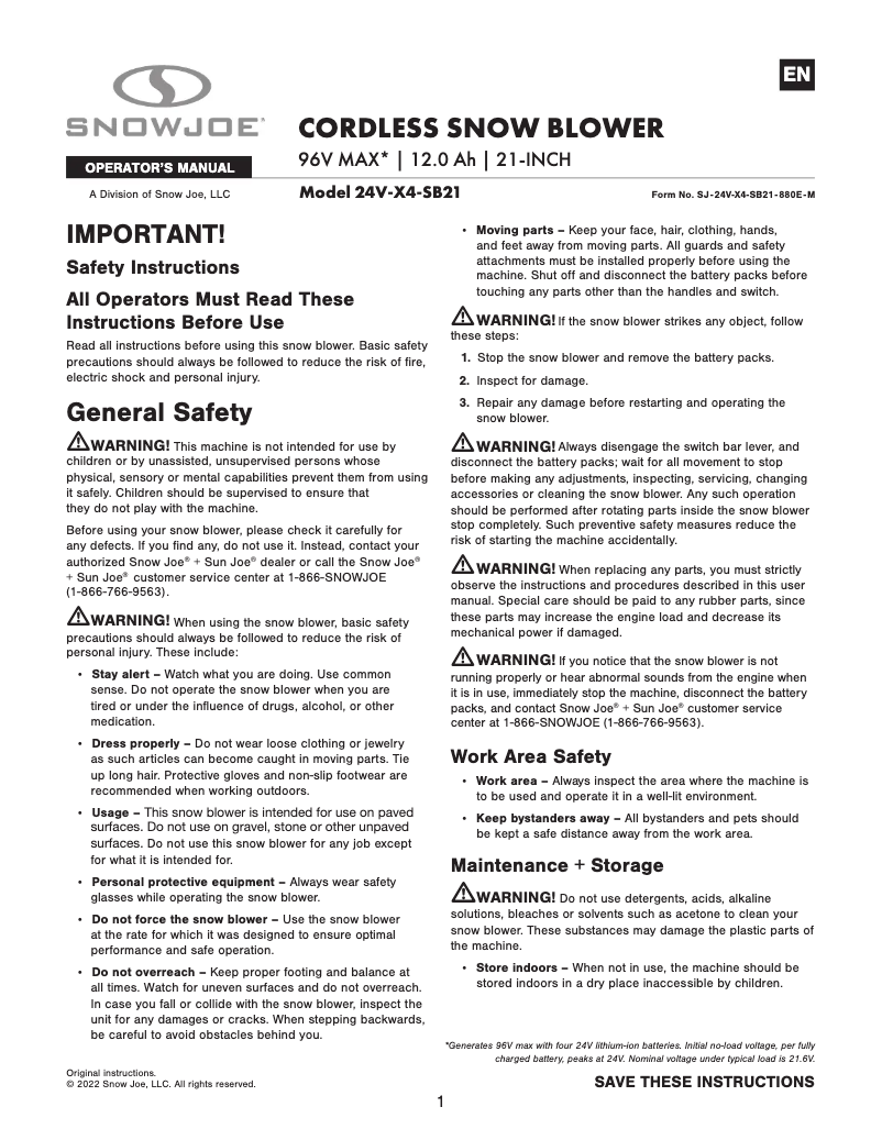 First page image of the manual for 24V-X4-SB21