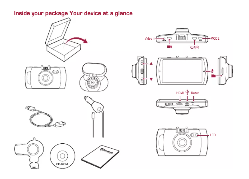 First page image of the manual for RoadRunner 580 GPS