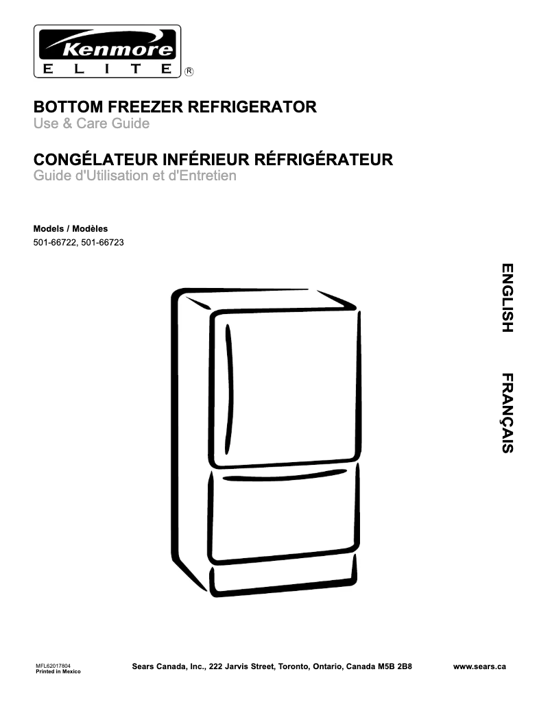 First page image of the manual for 66722