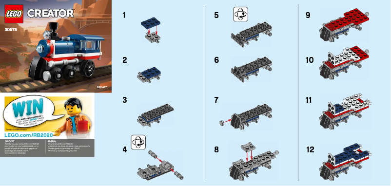 Page 1 of the manual User Manual Lego Creator 30575