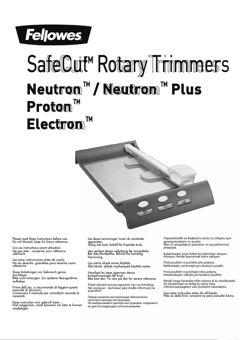 First page image of the manual for Proton A3/180