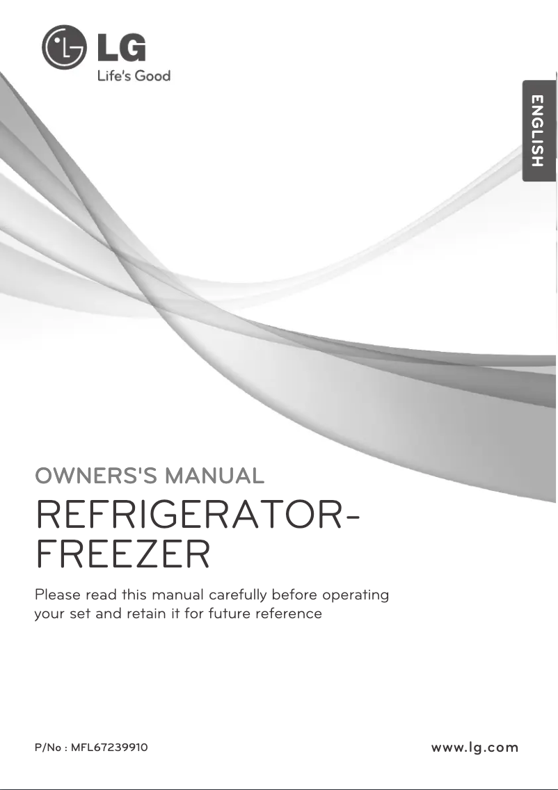 First page image of the manual for GR-B602GLCA