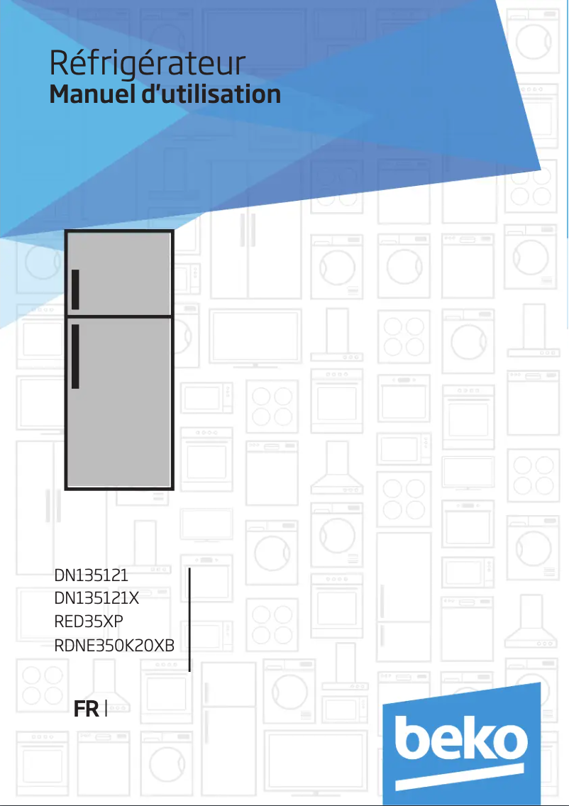 Page 1 of the manual User Manual Beko RDNE350K20XB