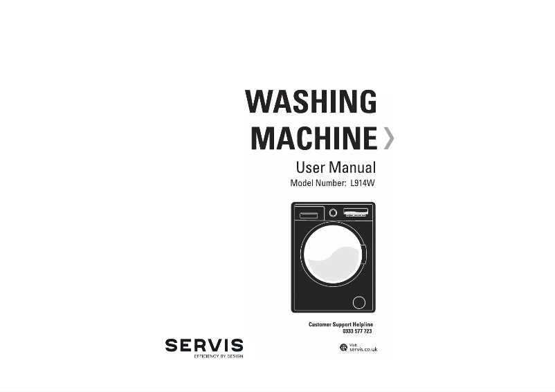 Page 1 of the manual User Manual Servis L914W
