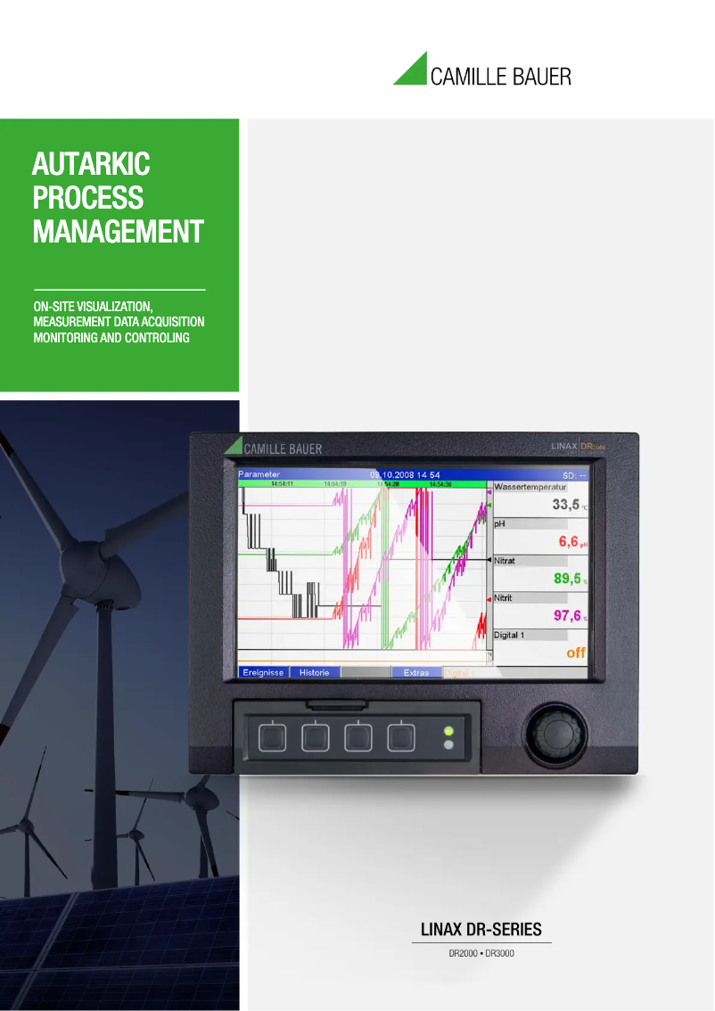 First page image of the manual for LINAX DR2000
