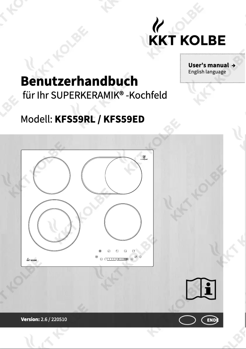 First page image of the manual for KFS59RL
