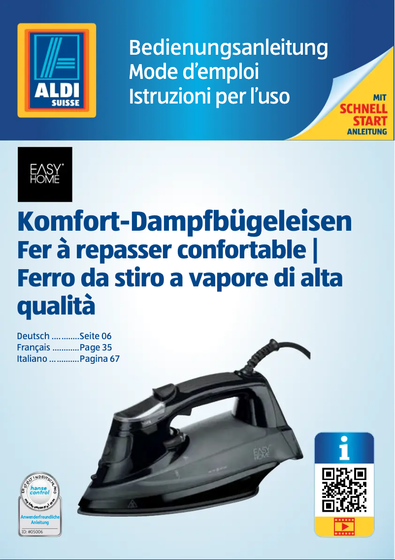 Page 1 of the manual User Manual Easy Home GT-SI-lcd-02