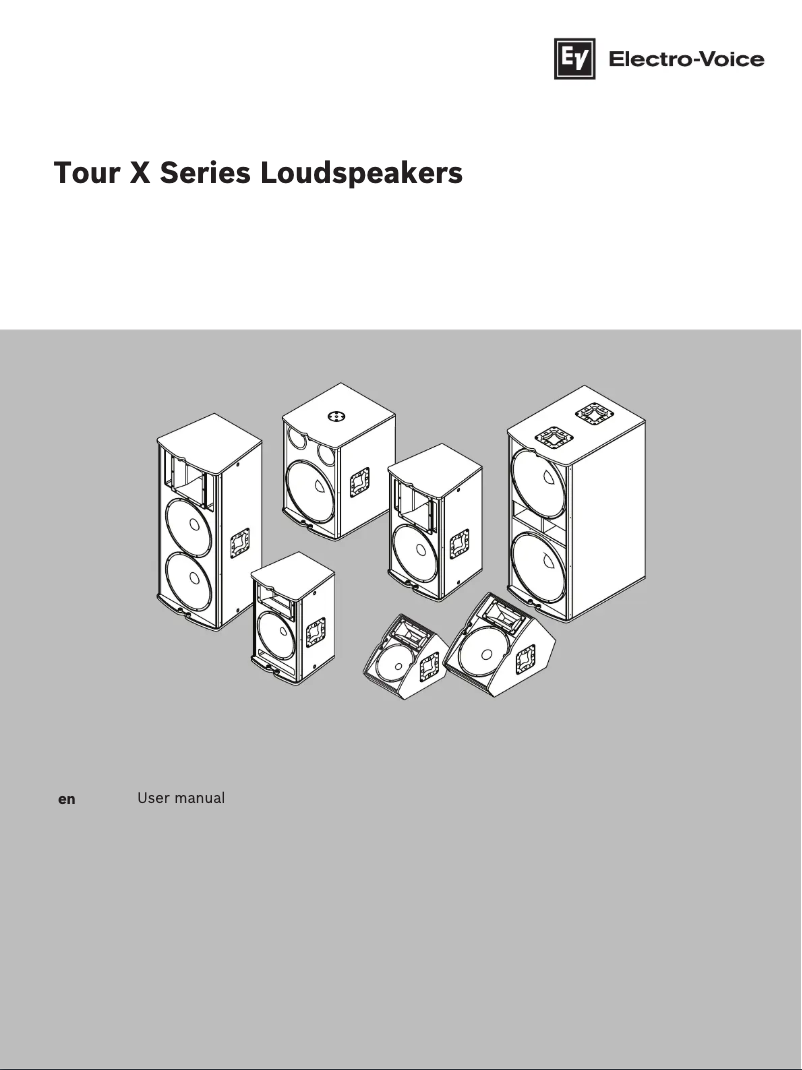 First page image of the manual for Tour X TX2152