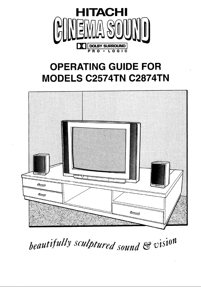 First page image of the manual for C2874TN
