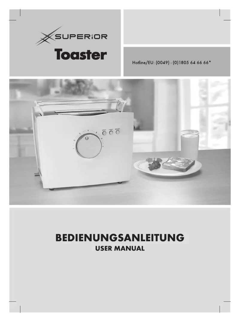 Page 1 of the manual User Manual Superior T-322