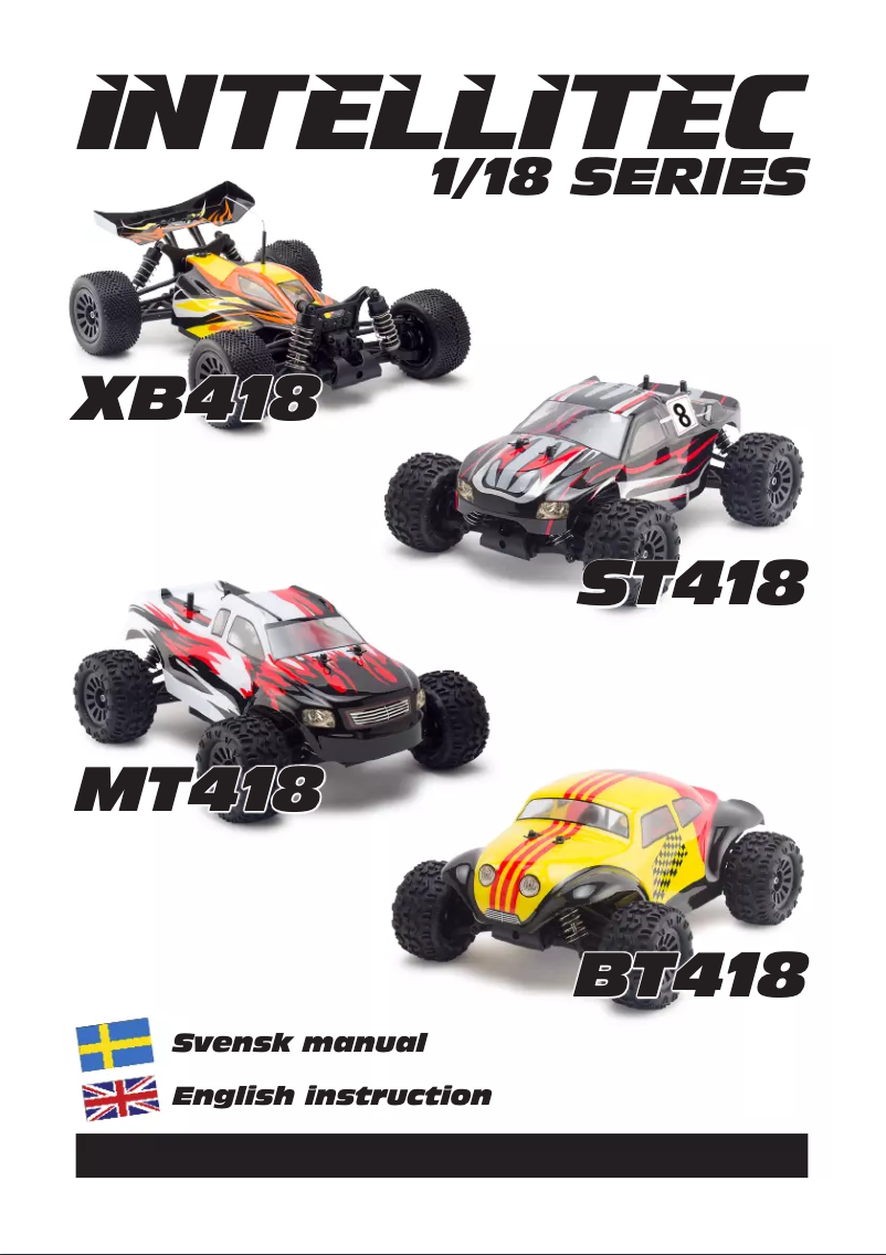 First page image of the manual for ST418