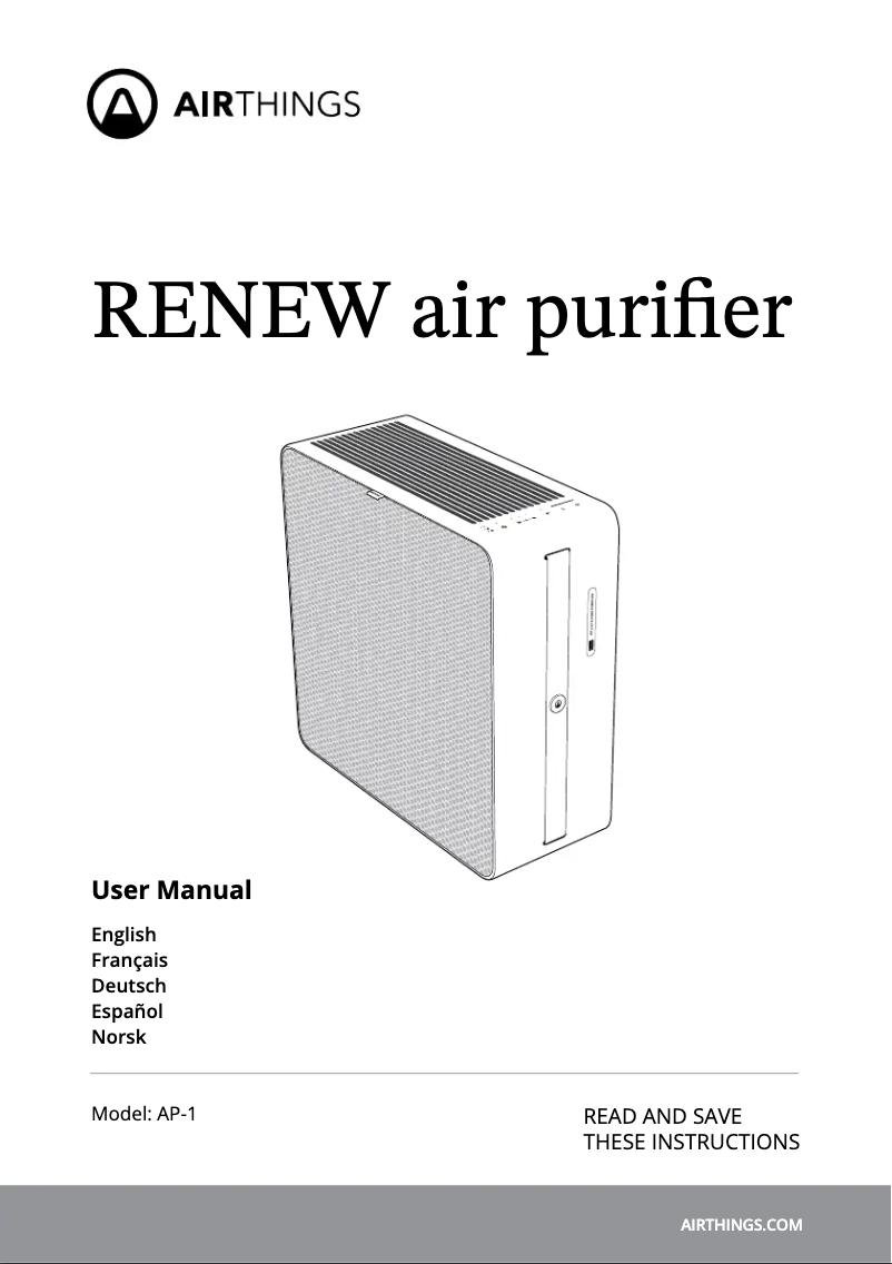 First page image of the manual for 989