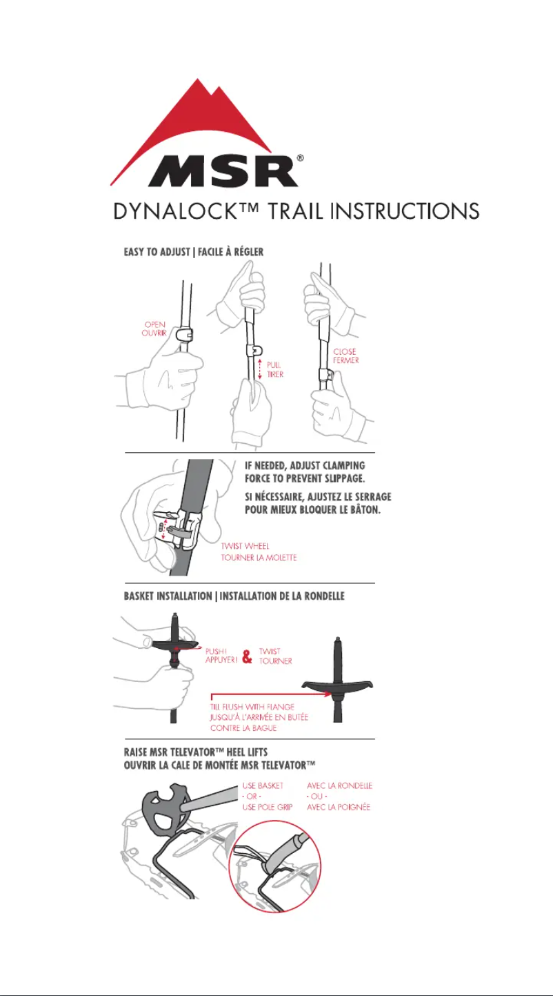 Page 1 of the manual User Manual MSR DynaLock
