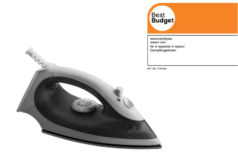 Page 1 of the manual User Manual Best Budget 17.06.089