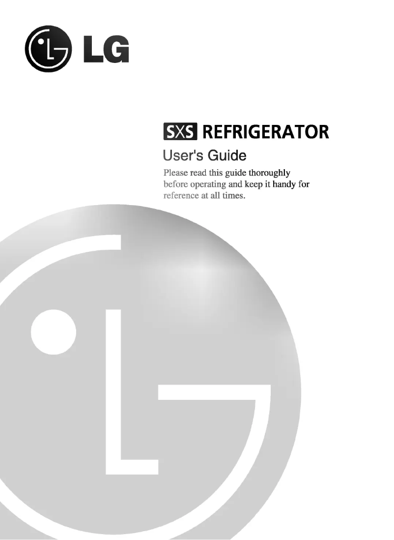 First page image of the manual for GR-P277AUH