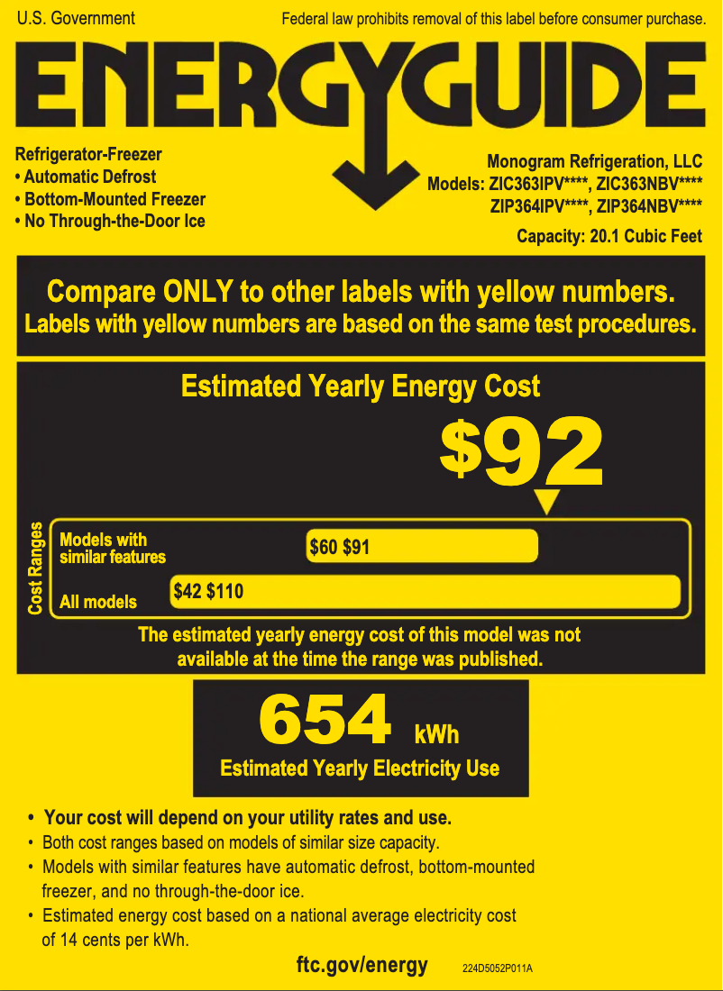 First page image of the manual for ZIC363NBVRH