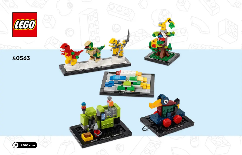 Page 1 of the manual User Manual Lego House 40563