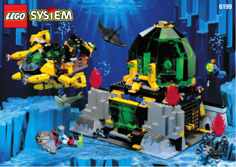 Page 1 of the manual User Manual Lego HYDRONAUT'S BASE